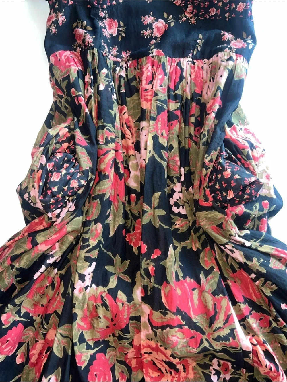 Free People Floral Print Love You Midi Dress Size XS